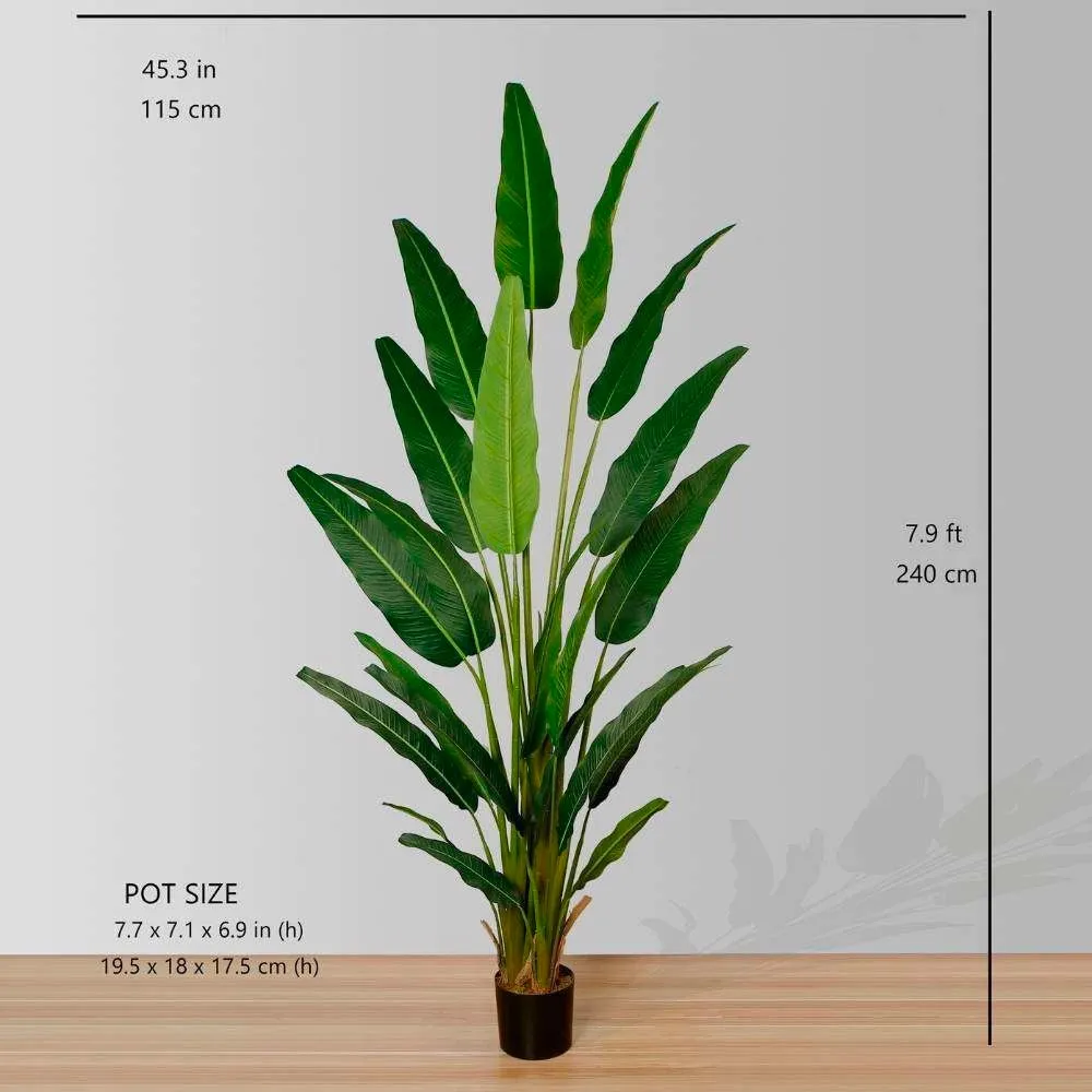 Pelancong Buatan Kanan Tanaman Palm Potted
