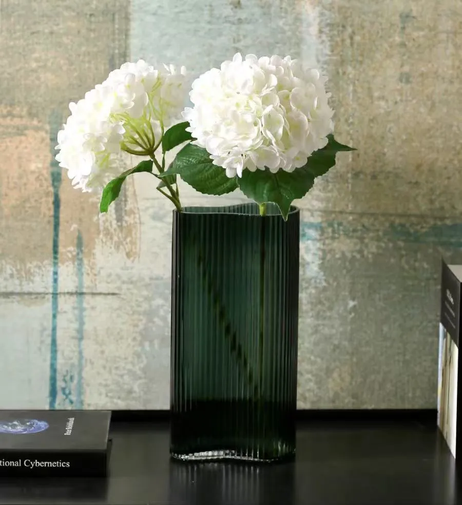 Bunga palsu sentuhan sebenar hydrangea