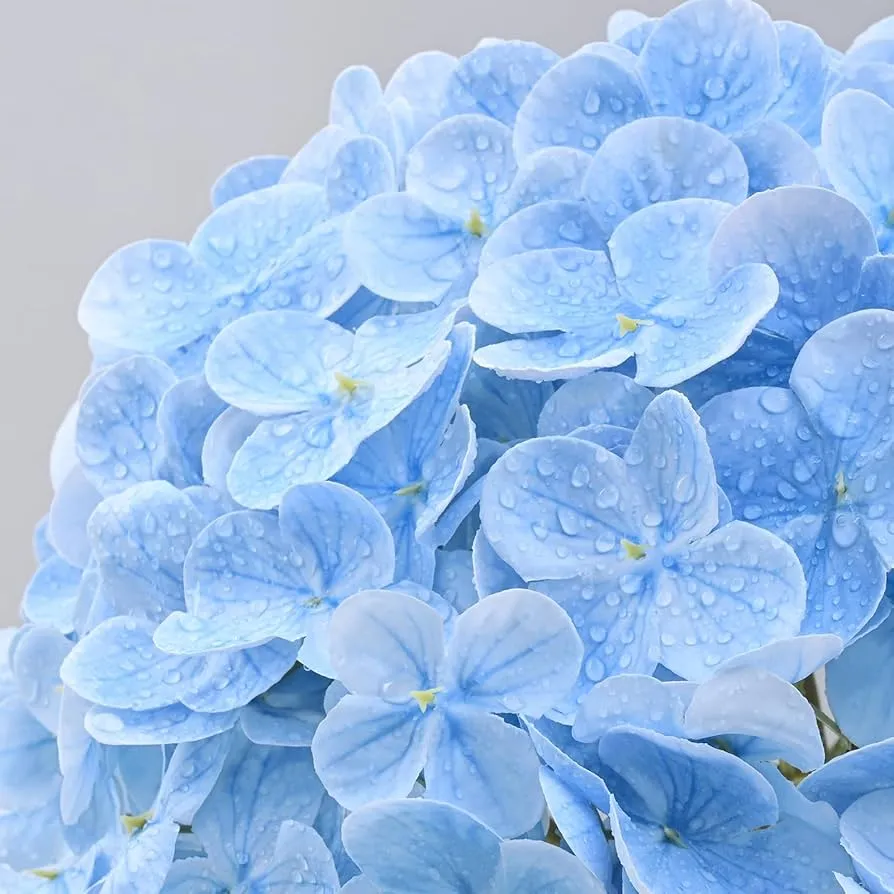 Bunga palsu sentuhan sebenar hydrangea