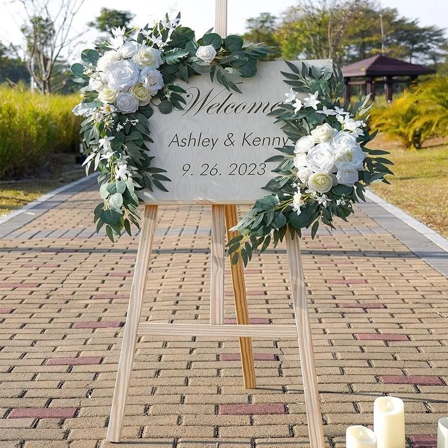 Tanda Kanan Bunga Putih Pure