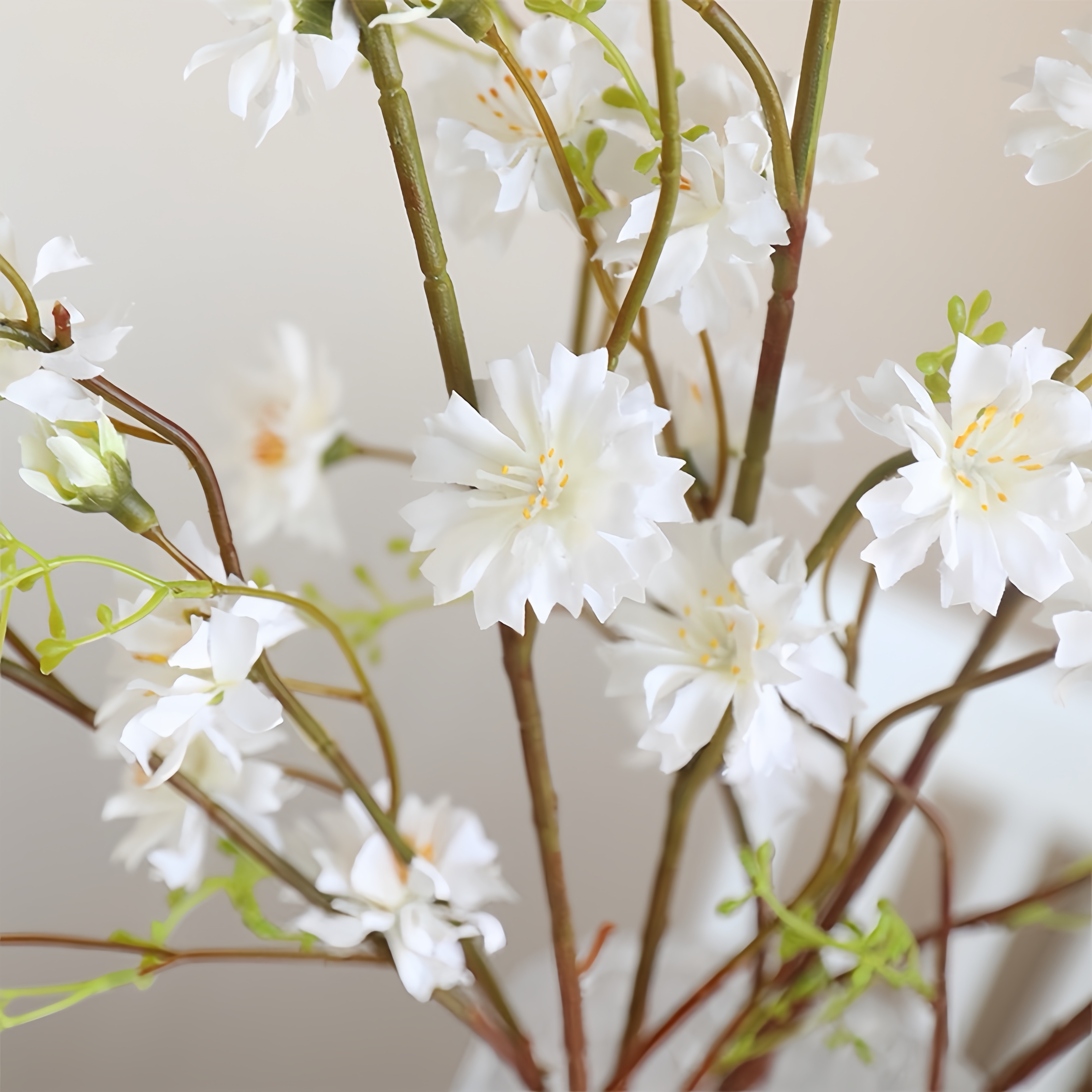Cawangan Chrysanthemum Willow Buatan Buatan