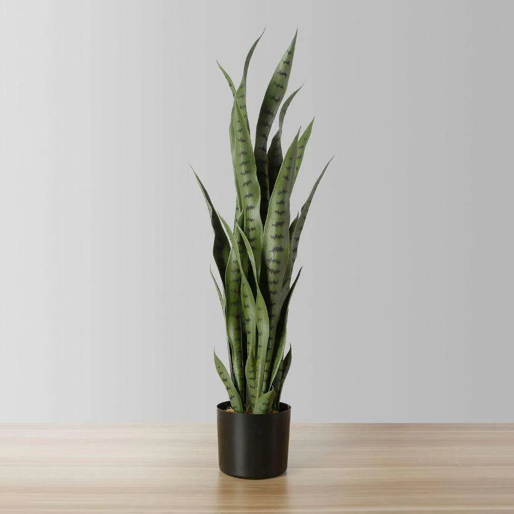 Ular Buatan Sansevieria Loji Poting Hijau