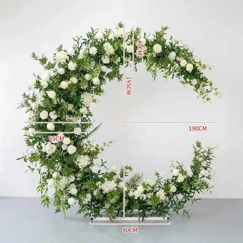 Moon Flower Arch set untuk hiasan cadangan pesta perkahwinan