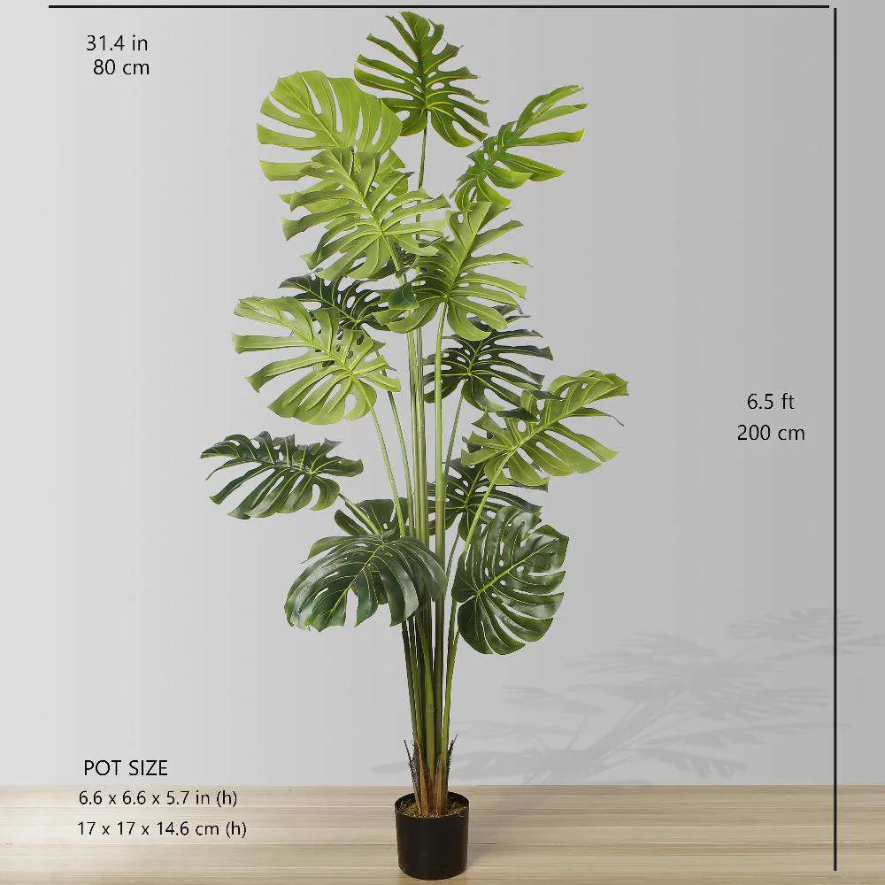 Loji Potted Monstera Buatan (pelbagai saiz)