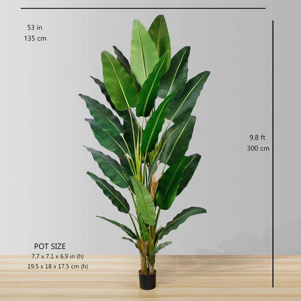 Burung Buatan Buatan Kanan Tanaman Potted Potted (pelbagai saiz)