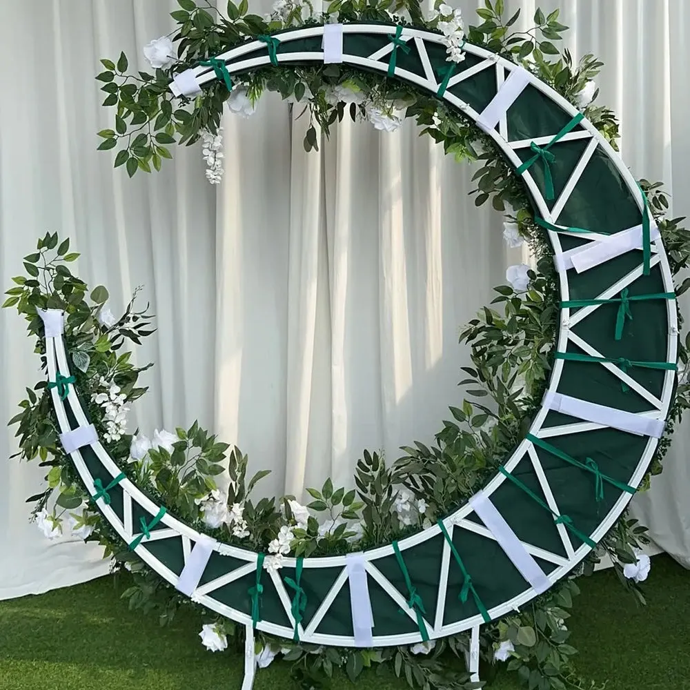 Moon Flower Arch set untuk hiasan cadangan pesta perkahwinan