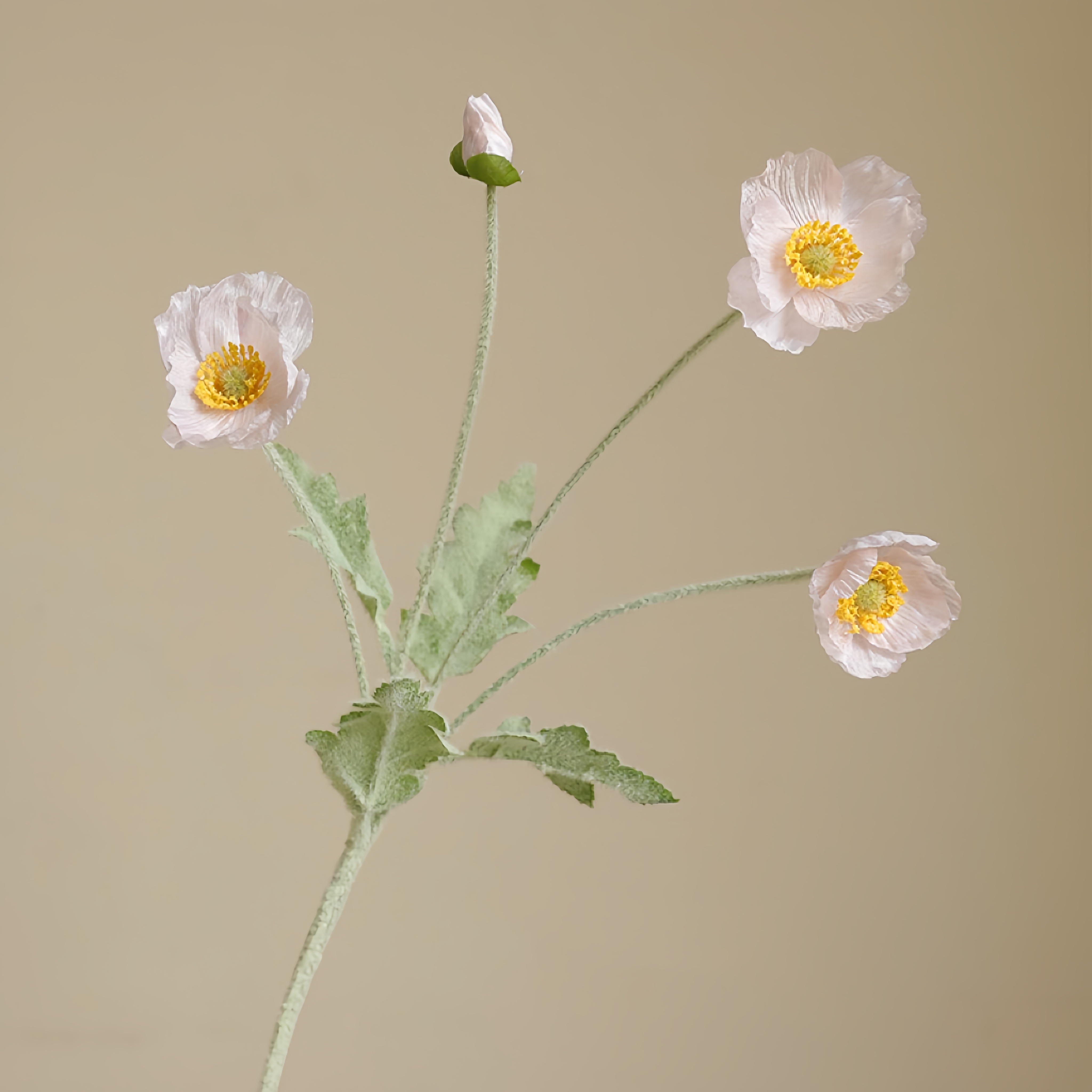Susunan Bunga Poppy Faux