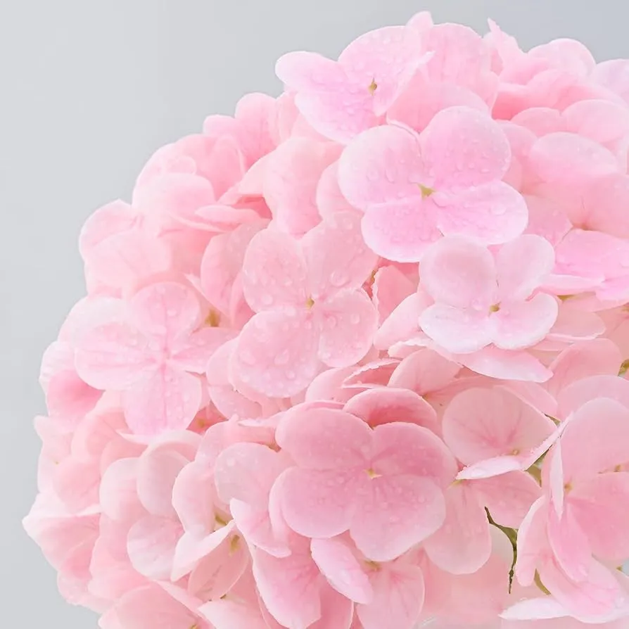 Bunga palsu sentuhan sebenar hydrangea