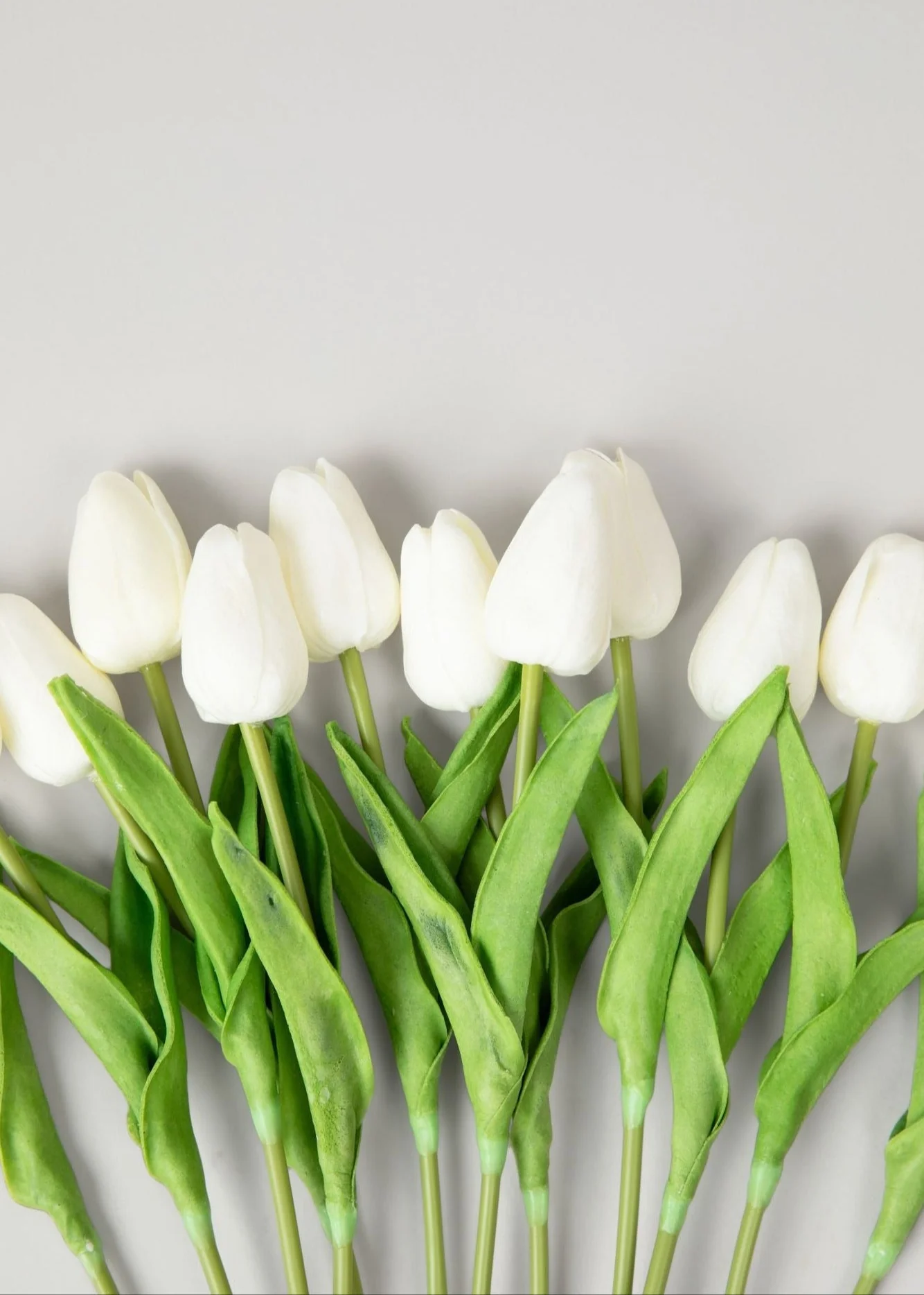 Bunga buatan tulip sentuhan sebenar
