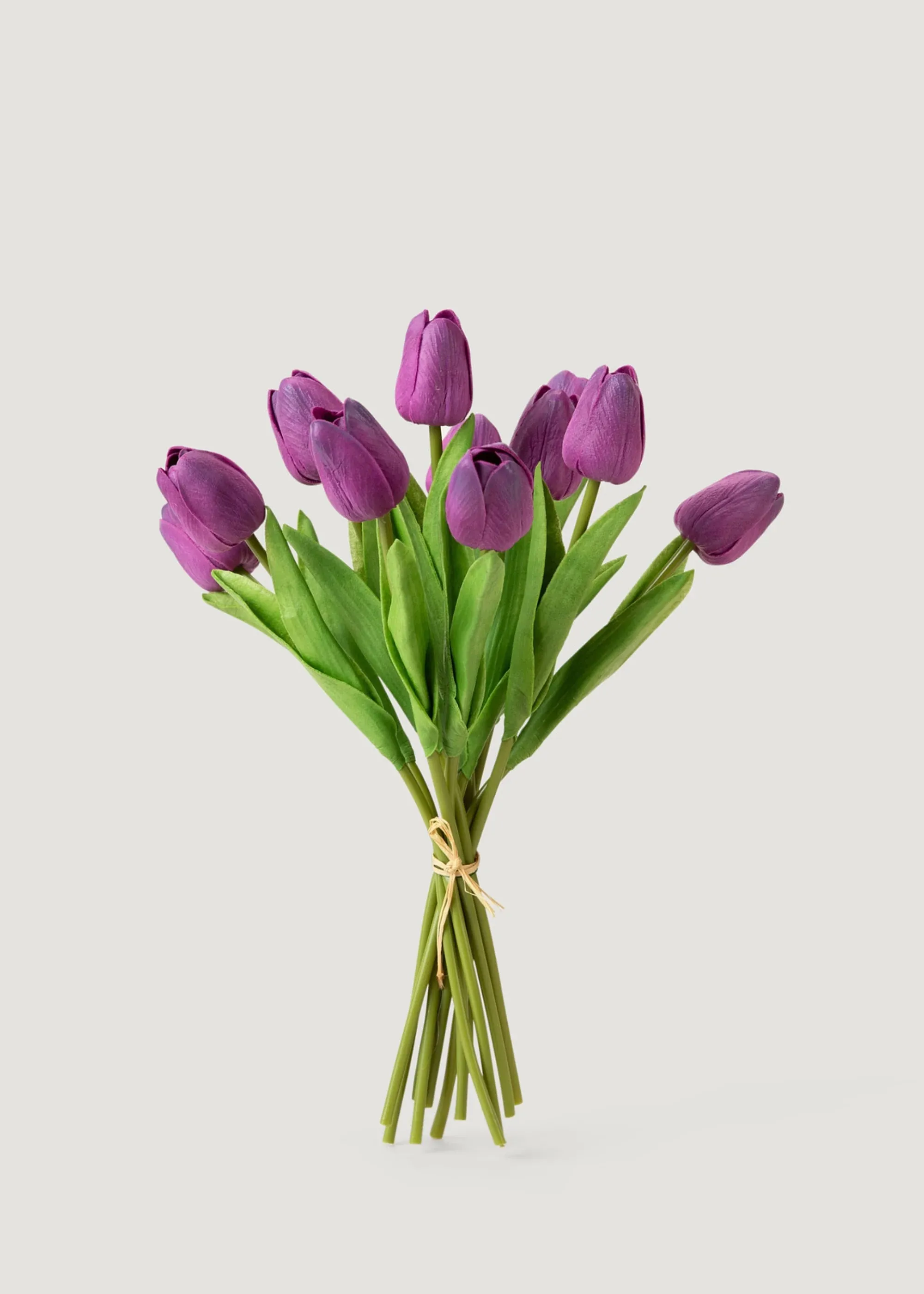 Bunga buatan tulip sentuhan sebenar
