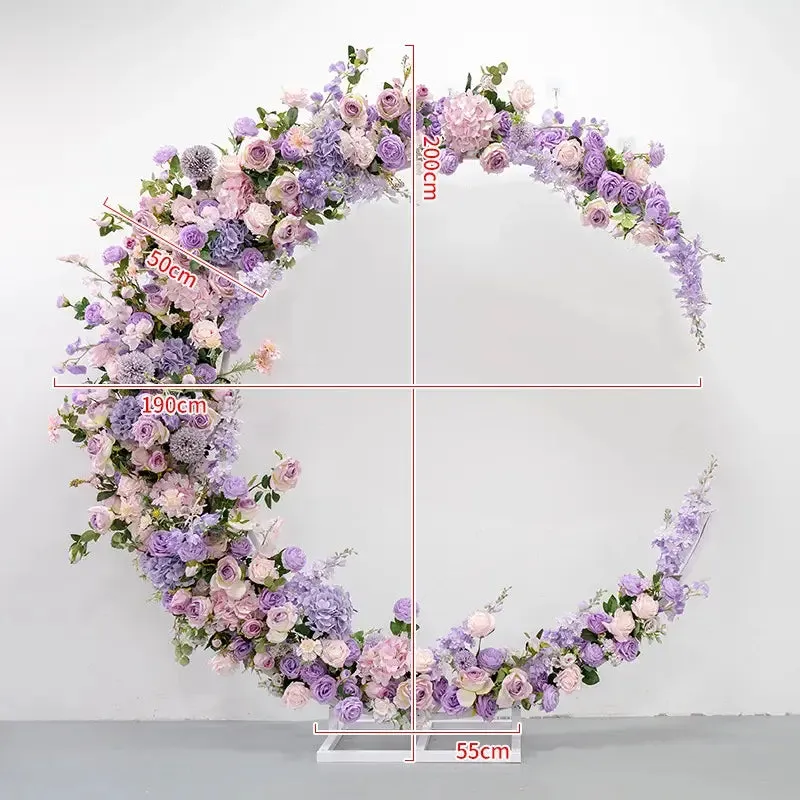 Moon Flower Arch set untuk hiasan cadangan pesta perkahwinan