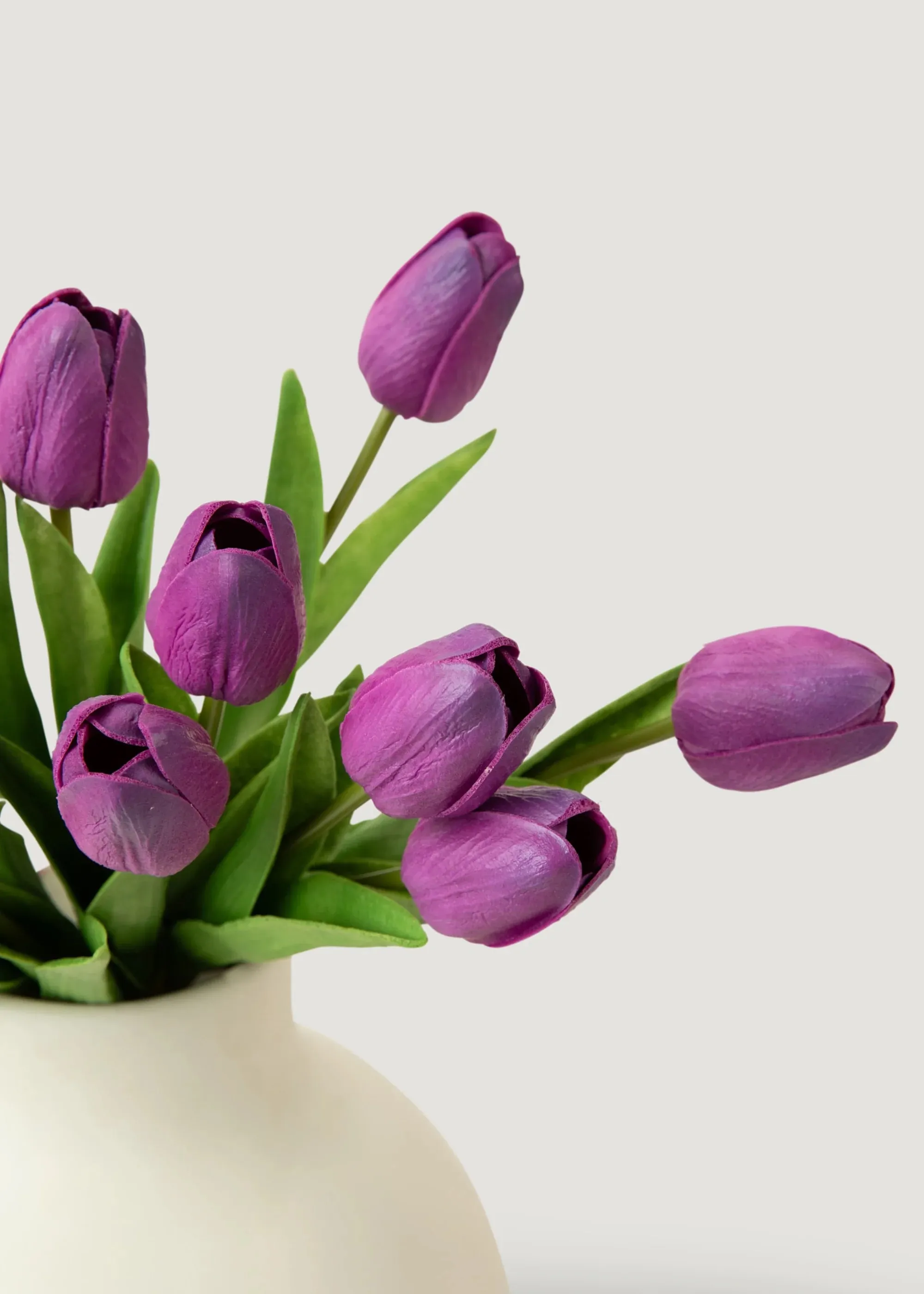Bunga buatan tulip sentuhan sebenar