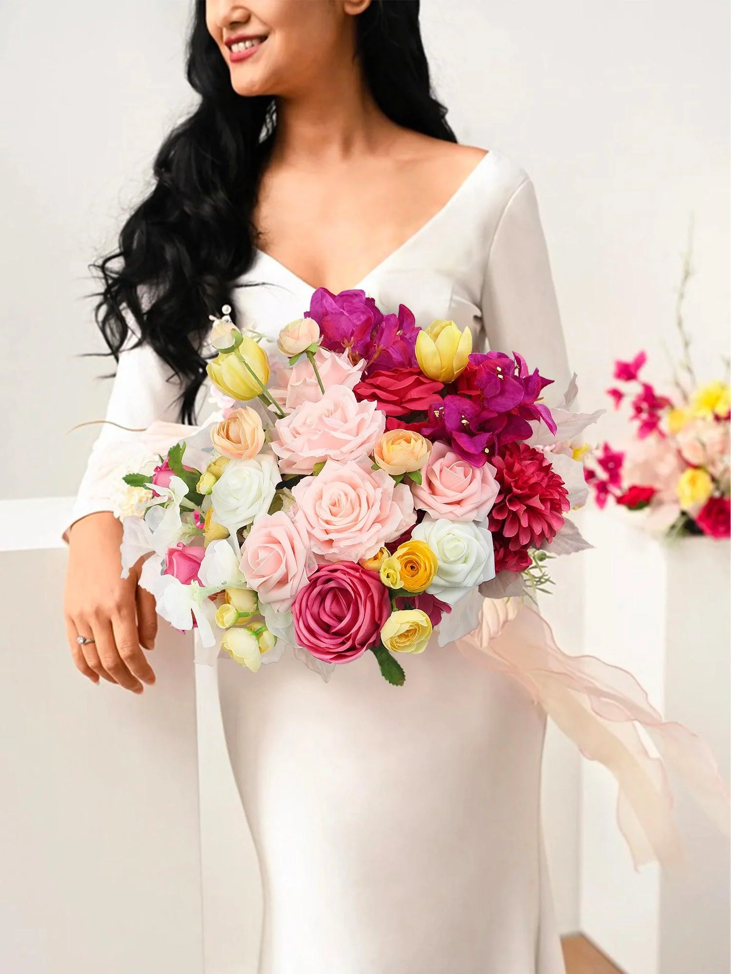 Bouquet gaya Hawaii