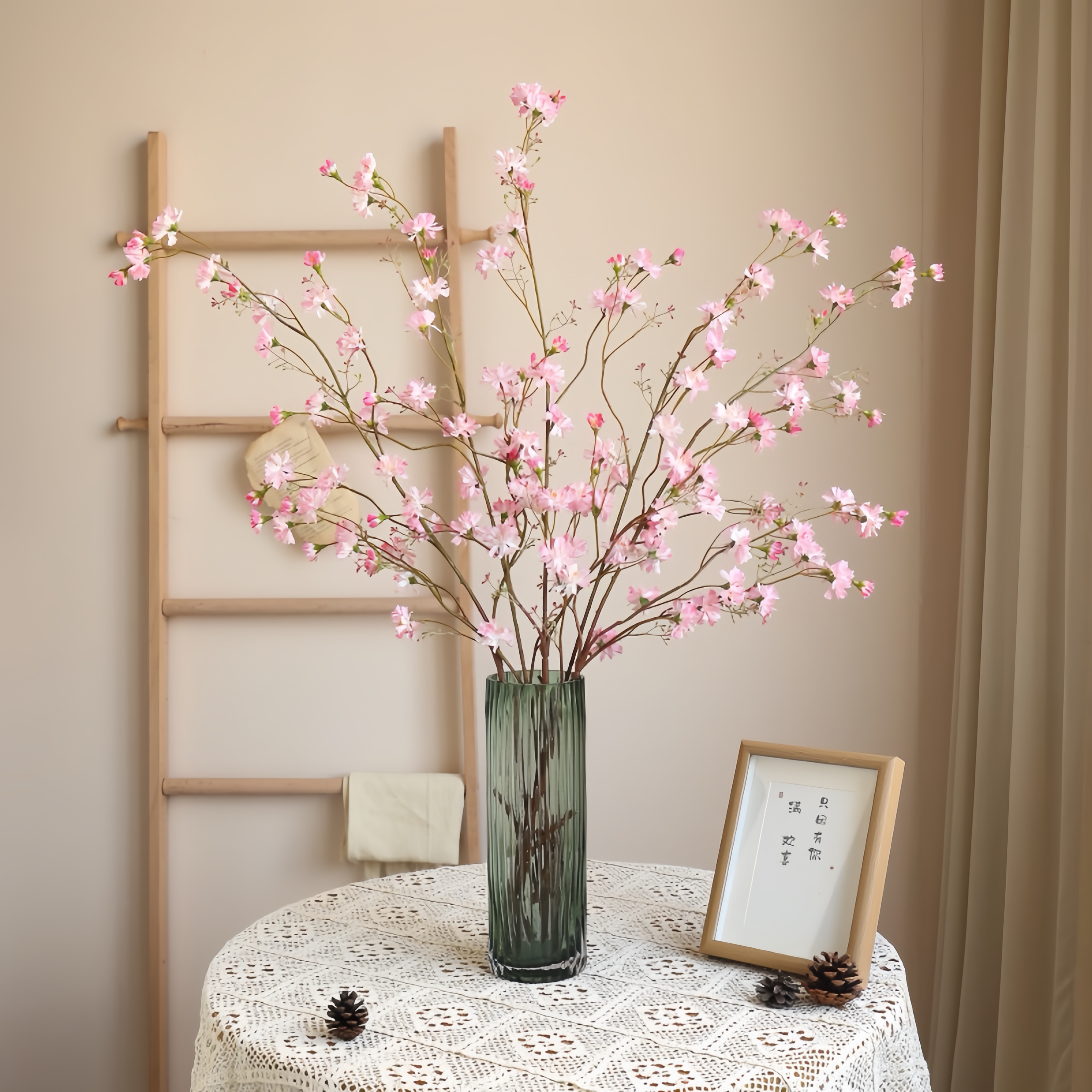 Cawangan Chrysanthemum Willow Buatan Buatan