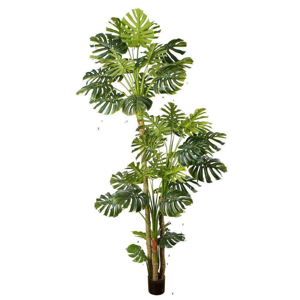Loji Potted Monstera Buatan Kanan (pelbagai saiz）